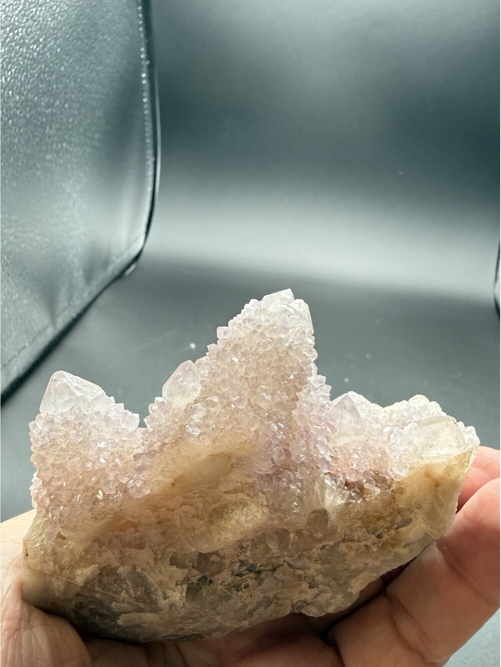 Lavender Spirit Quartz Cactus Quartz Crystal Cluster South Africa 7.4 oz